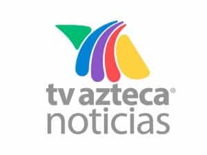 The logo of Azteca Noticias