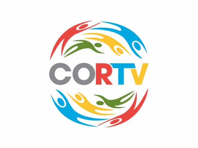 The logo of CorTV