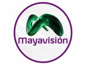 The logo of Mayavisión