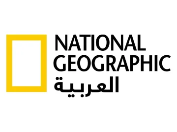 The logo of National Geographic Al Arabiya