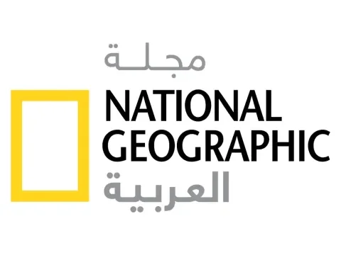 The logo of National Geographic Al Arabiya