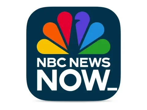 The logo of NBC News Now