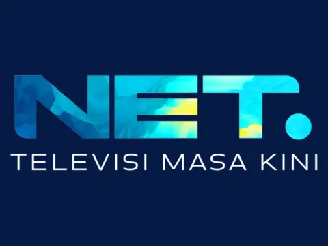 The logo of NET. Televisi Masa Kini