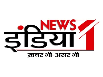 The logo of News 1 India