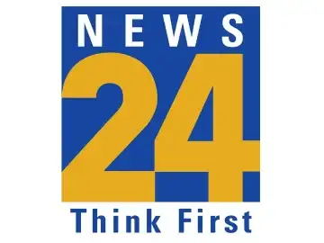 The logo of News 24 TV