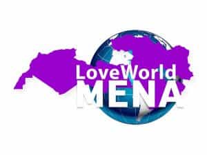 The logo of LoveWorld MENA