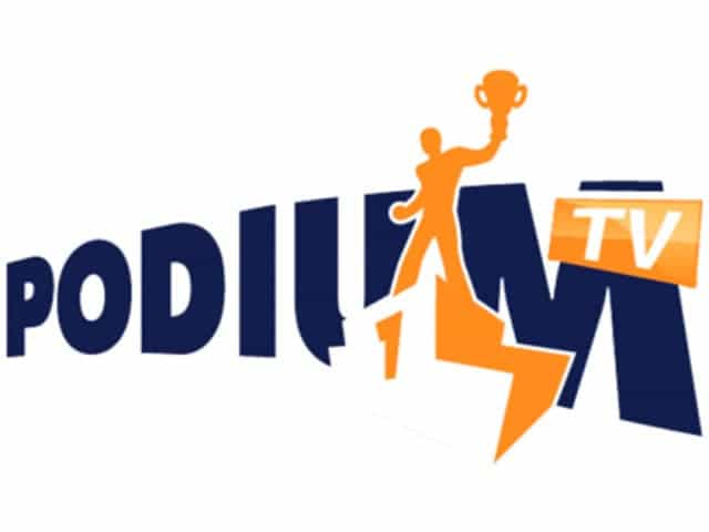 The logo of Podium TV 3