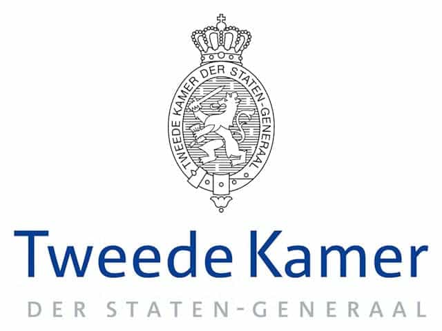 The logo of Tweede Kamer Groen van Prinstererzaal
