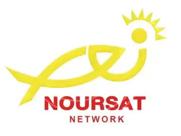 The logo of NourSat TV