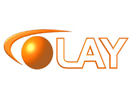 The logo of Olay TV