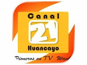 The logo of Canal 21 Huancayo