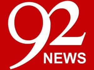 The logo of 92 News