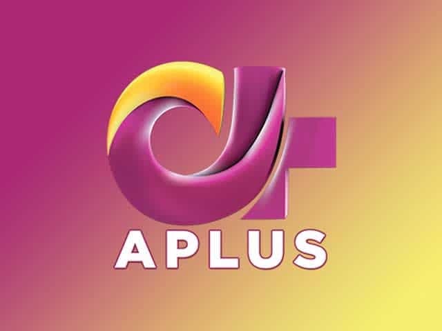 The logo of Aplus TV