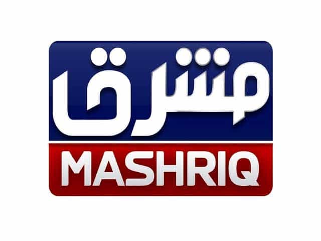 The logo of Mashriq TV