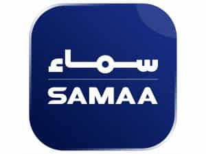The logo of Samaa TV