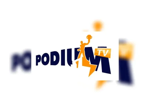 The logo of Podium TV 3