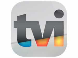 The logo of TVI