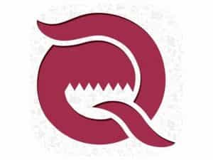 The logo of Mubasher Qatar