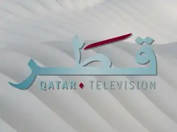 The logo of Qatar TV