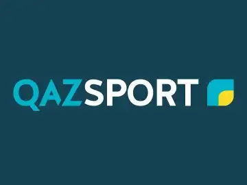 The logo of Qazsport TV