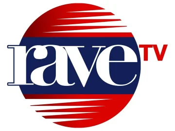 The logo of Rave TV