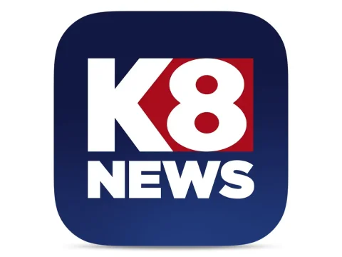 The logo of Region 8 News