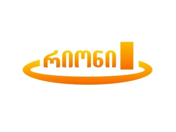 The logo of Rioni TV