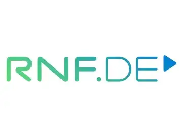The logo of RNF TV