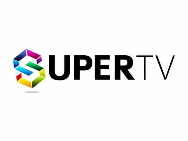 The logo of Super TV