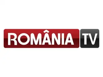 The logo of România TV