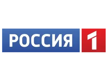 The logo of Rossiya 1