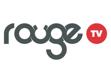 The logo of Rouge TV (CARAC1)