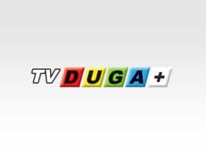 The logo of Duga plus