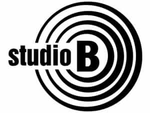 The logo of Studio B