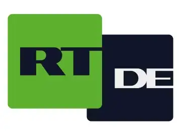 The logo of RT DE