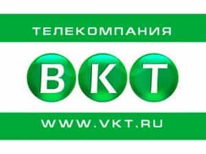 The logo of VKT Telekanal