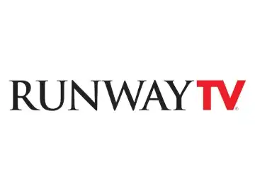 The logo of Runway TV