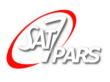The logo of Sat 7 Pars