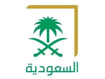 The logo of Saudi Arabia TV 1