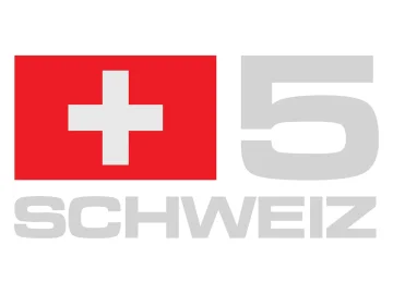 The logo of Schweiz 5 TV