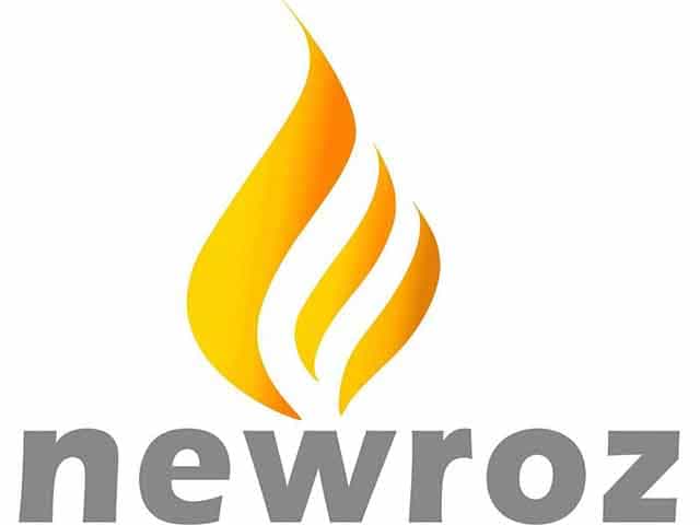 The logo of Newroz TV