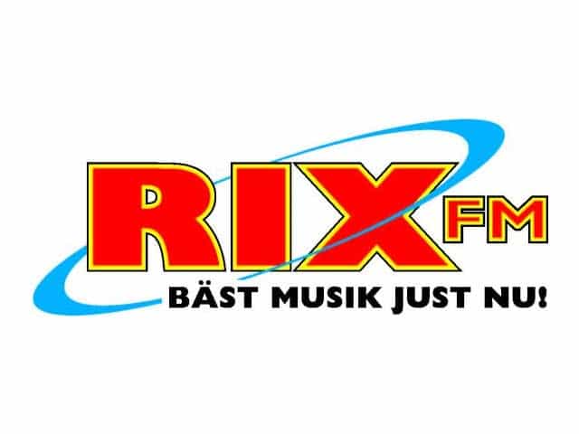 The logo of RIX FM