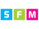 The logo of SFM TV