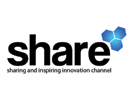 The logo of Share