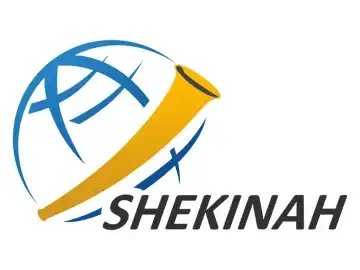 The logo of Shekina TV
