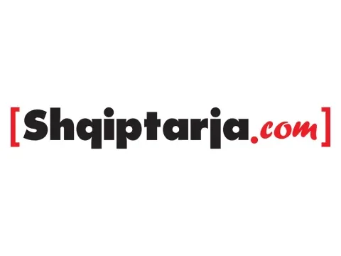 The logo of Shqiptarja TV