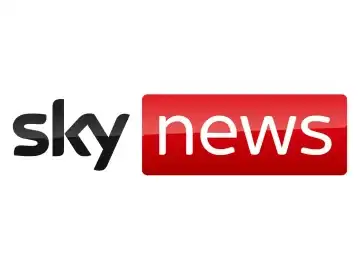 The logo of Sky News