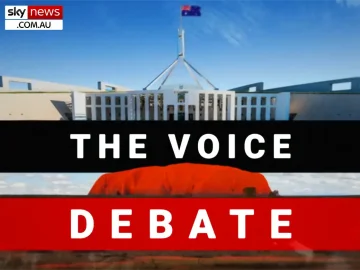 The logo of Sky News The Voice Debate