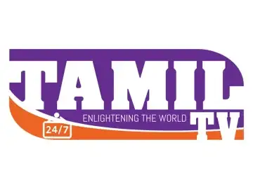The logo of Tamil TV