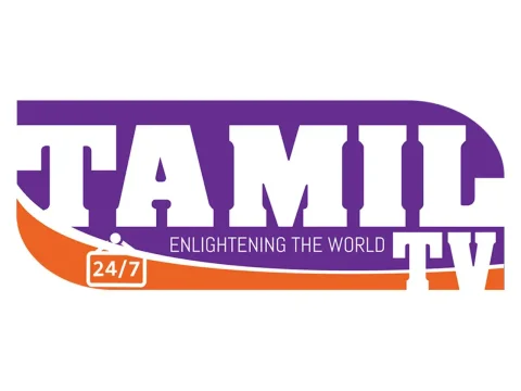 The logo of Tamil TV